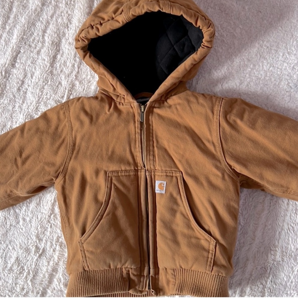 Carhartt Kids Brown Hooded Sweatshirt